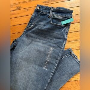 Maurices Blue Women's  Denim Flex Mid-rise Jegging XL short